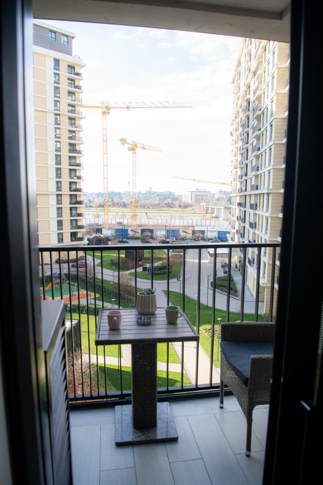 Ferienwohnung Belgrade Waterfront Metropolitan Exterior foto